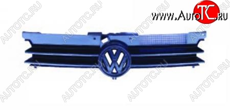 3 099 р. Решётка радиатора SAT Volkswagen Golf 4 (1997-2003) (Неокрашенная)  с доставкой в г. Вологда