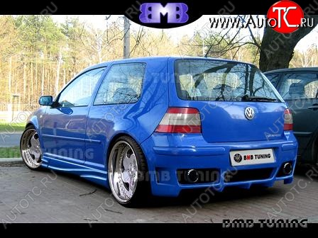 23 969 р. Задний бампер В1 Volkswagen Golf 4 (1997-2003)  с доставкой в г. Вологда
