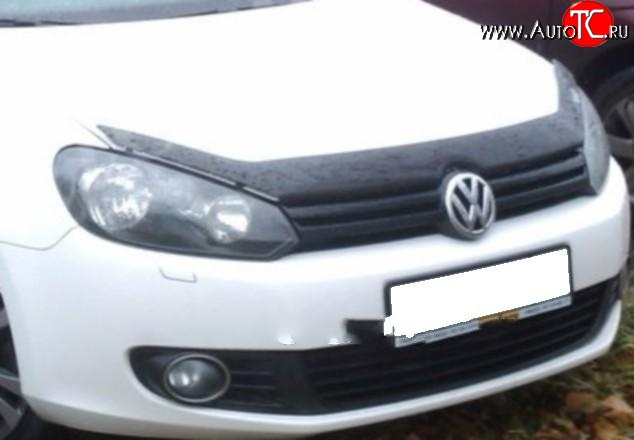 2 204 р. Дефлектор капота NovLine Volkswagen Golf 6 хэтчбэк 5 дв. (2008-2014)  с доставкой в г. Вологда
