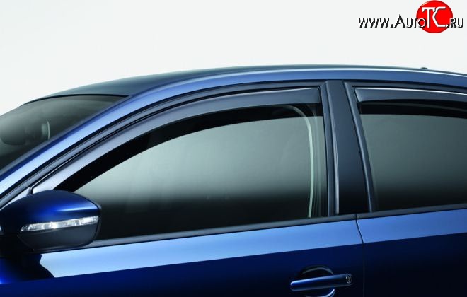 4 199 р. Дефлекторы окон (ветровики) (хетчбек) Novline 4 шт. Volkswagen Golf 6 хэтчбэк 5 дв. (2008-2014)  с доставкой в г. Вологда