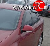 2 499 р. Дефлекторы окон (ветровики) Novline 4 шт Volkswagen Jetta A5 седан (2005-2011)  с доставкой в г. Вологда