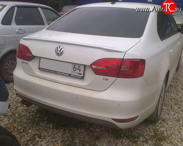 3 089 р. Лип спойлер M-VRS Volkswagen Jetta A6 седан дорестайлинг (2011-2015) (Неокрашенный)  с доставкой в г. Вологда