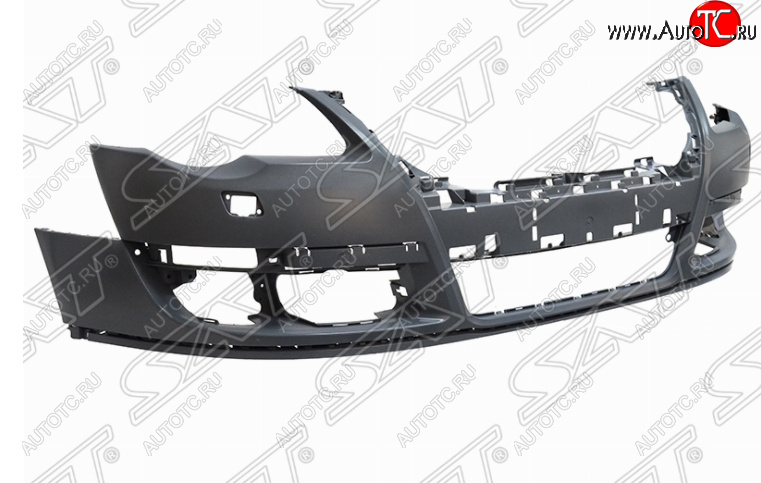 5 649 р. Передний бампер SAT (под омыватели) Volkswagen Passat B6 седан (2005-2011) (Неокрашенный)  с доставкой в г. Вологда