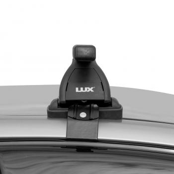 7 297 р. Багажник на крышу без рейлингов в сборе LUX  Volkswagen Passat  B6 (2005-2011) седан (поперечины прямоугольные 1.2 (цвет черный))  с доставкой в г. Вологда. Увеличить фотографию 3