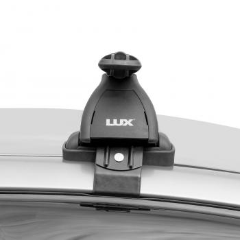 8 497 р. Багажник на крышу без рейлингов в сборе LUX  Volkswagen Passat  B6 (2005-2011) седан (аэро-классик 1.2 (цвет серый))  с доставкой в г. Вологда. Увеличить фотографию 4