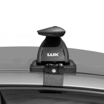 10 897 р. Багажник на крышу без рейлингов в сборе LUX  Volkswagen Passat  B6 (2005-2011) седан (аэро-трэвэл 1.2 (цвет черный))  с доставкой в г. Вологда. Увеличить фотографию 4