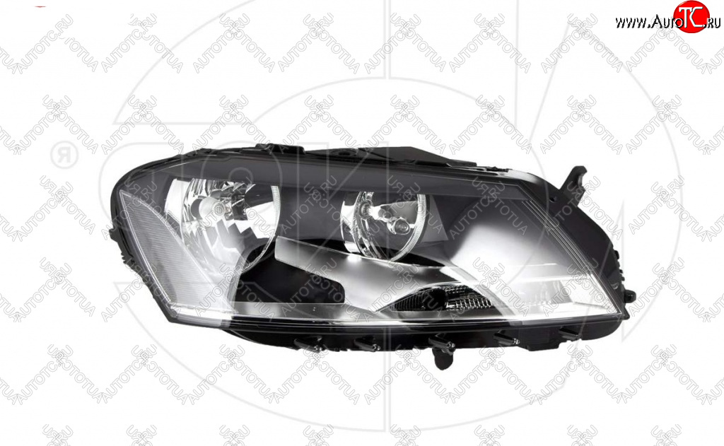 9 449 р. Фара передняя правая NSP Volkswagen Passat B7 седан (2010-2015)  с доставкой в г. Вологда
