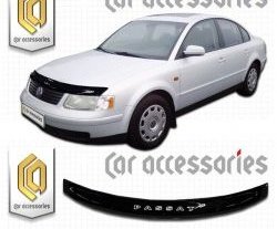 Дефлектор капота CA Plastic Volkswagen Passat  B5 (1996-2000) седан дорестайлинг, универсал дорестайлинг