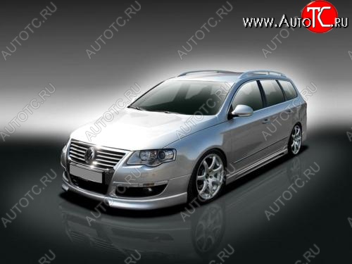 12 219 р. Накладка на передний бампер BNB Volkswagen Passat B6 седан (2005-2011)  с доставкой в г. Вологда