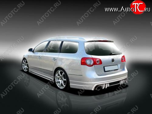 12 219 р. Накладка на задний бампер BMB Volkswagen Passat B6 универсал (2005-2010)  с доставкой в г. Вологда
