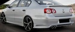 7 749 р. Пороги накладки CT Volkswagen Passat B6 седан (2005-2011) (Неокрашенные)  с доставкой в г. Вологда. Увеличить фотографию 2