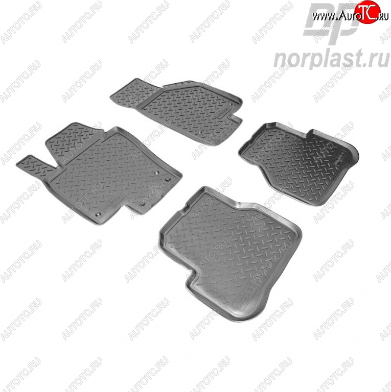 2 139 р. Комплект ковриков в салон Norplast Volkswagen Passat B7 седан (2010-2015)  с доставкой в г. Вологда