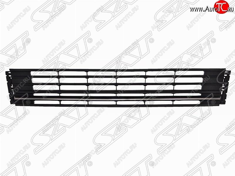 1 229 р. Решетка в передний бампер (с хром молдингом) SAT  Volkswagen Polo  5 (2015-2020) седан рестайлинг  с доставкой в г. Вологда