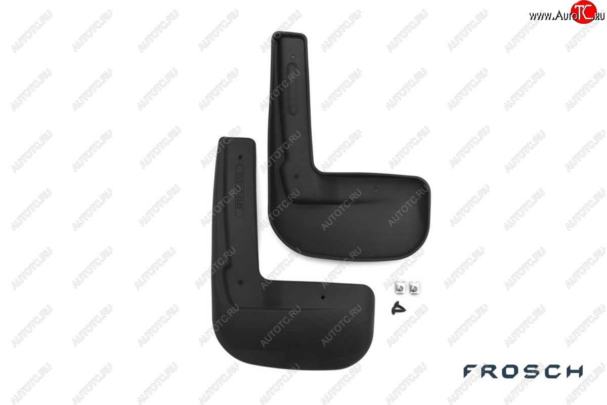 4 799 р. Брызговики Frosch Volkswagen Polo 5 седан рестайлинг (2015-2020) (Передние)  с доставкой в г. Вологда