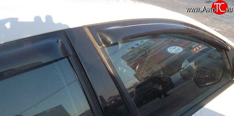 999 р. Комплект дефлекторов окон (ветровиков) 4 шт. (5 дверей) Russtal Volkswagen Polo 5 хэтчбек дорестайлинг (2009-2015)  с доставкой в г. Вологда