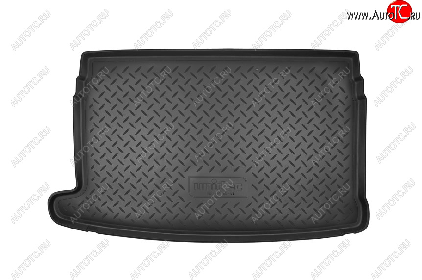 1 479 р. Коврик в багажник Norplast Unidec Volkswagen Polo 5 хэтчбек дорестайлинг (2009-2015) (Цвет: черный)  с доставкой в г. Вологда