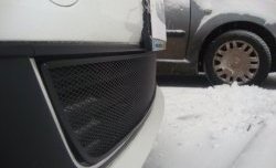 2 089 р. Сетка на бампер Russtal (черная) Volkswagen Polo 5 седан дорестайлинг (2009-2015)  с доставкой в г. Вологда. Увеличить фотографию 2