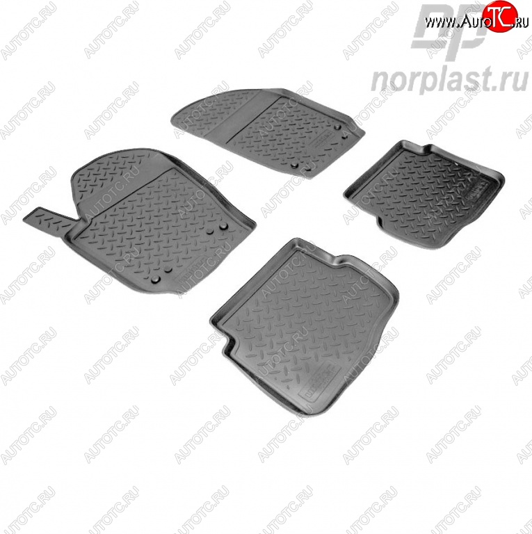 2 059 р. Комплект ковриков в салон Norplast Volkswagen Polo 9N1 хэтчбэк 5 дв. дорестайлинг (2001-2005)  с доставкой в г. Вологда