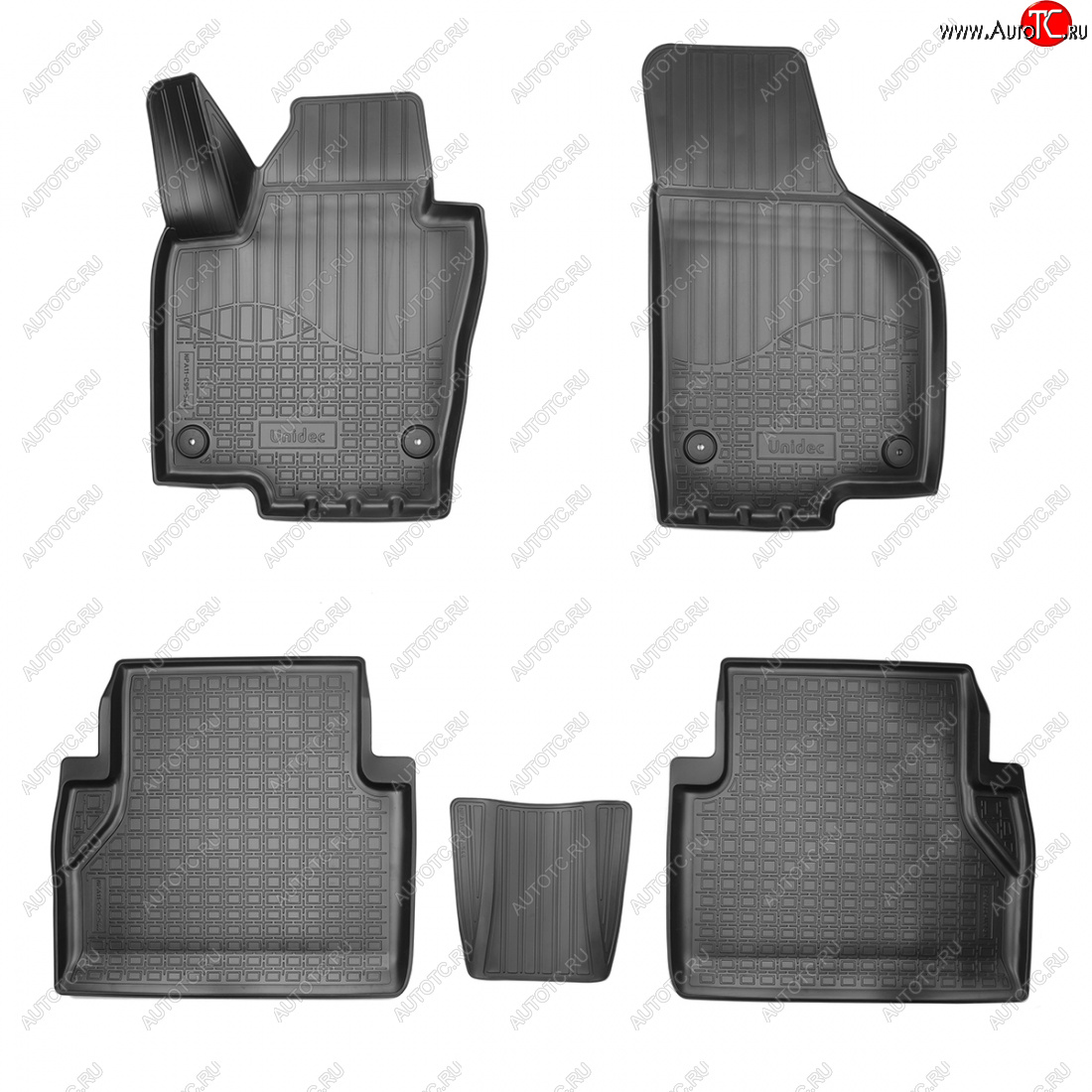 2 259 р. Коврики салона Norplast Unidec Volkswagen Sharan MK2,7N дорестайлинг (2010-2015) (черные)  с доставкой в г. Вологда