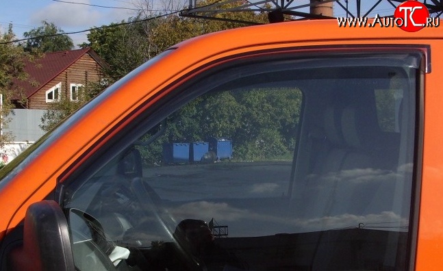 319 р. Дефлекторы окон (ветровики) Novline 2 шт. Volkswagen Transporter T5 дорестайлинг (2003-2009)  с доставкой в г. Вологда