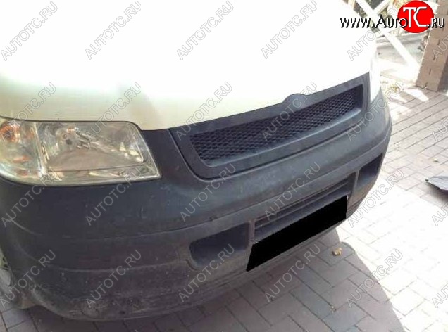 3 249 р. Решётка радиатора CT Volkswagen Transporter T5 дорестайлинг (2003-2009) (Неокрашенная)  с доставкой в г. Вологда