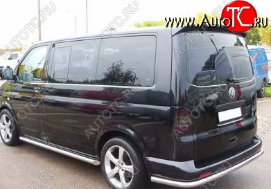 6 249 р. Лип спойлер CT Volkswagen Transporter T5 дорестайлинг (2003-2009) (Неокрашенный)  с доставкой в г. Вологда