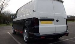 6 249 р. Лип спойлер Распашонка Volkswagen Transporter T5 дорестайлинг (2003-2009) (Неокрашенный)  с доставкой в г. Вологда. Увеличить фотографию 3