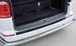 2 599 р. Накладка защитная на верхнюю часть заднего бампера SLITKOFF Volkswagen Transporter T6 дорестайлинг (2015-2019)  с доставкой в г. Вологда. Увеличить фотографию 2