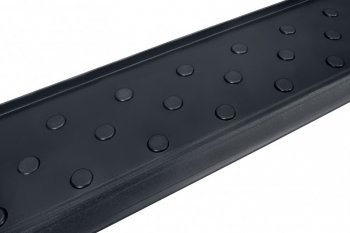 17 749 р. Пороги алюминиевые Slitkoff Volkswagen Teramont CA1 дорестайлинг (2016-2020) (Standart Black)  с доставкой в г. Вологда. Увеличить фотографию 3