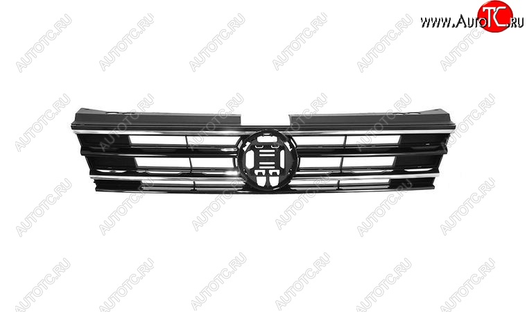 5 549 р. Решётка радиатора SAT Volkswagen Tiguan Mk2 дорестайлинг (2016-2020) (Неокрашенная)  с доставкой в г. Вологда