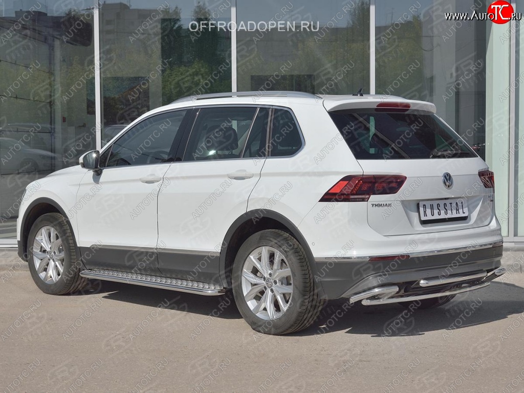 21 999 р. уголки SLITKOFF Volkswagen Tiguan Mk2 дорестайлинг (2016-2020)  с доставкой в г. Вологда