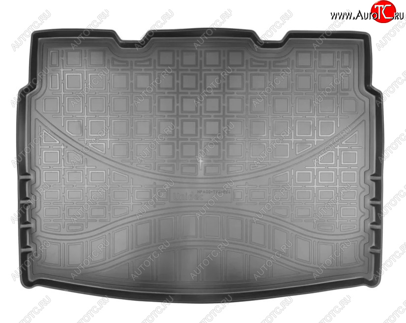 1 799 р. Коврик в багажник Norplast Unidec (на нижнюю полку) Volkswagen Tiguan Mk2 рестайлинг (2020-2022) (Цвет: черный)  с доставкой в г. Вологда