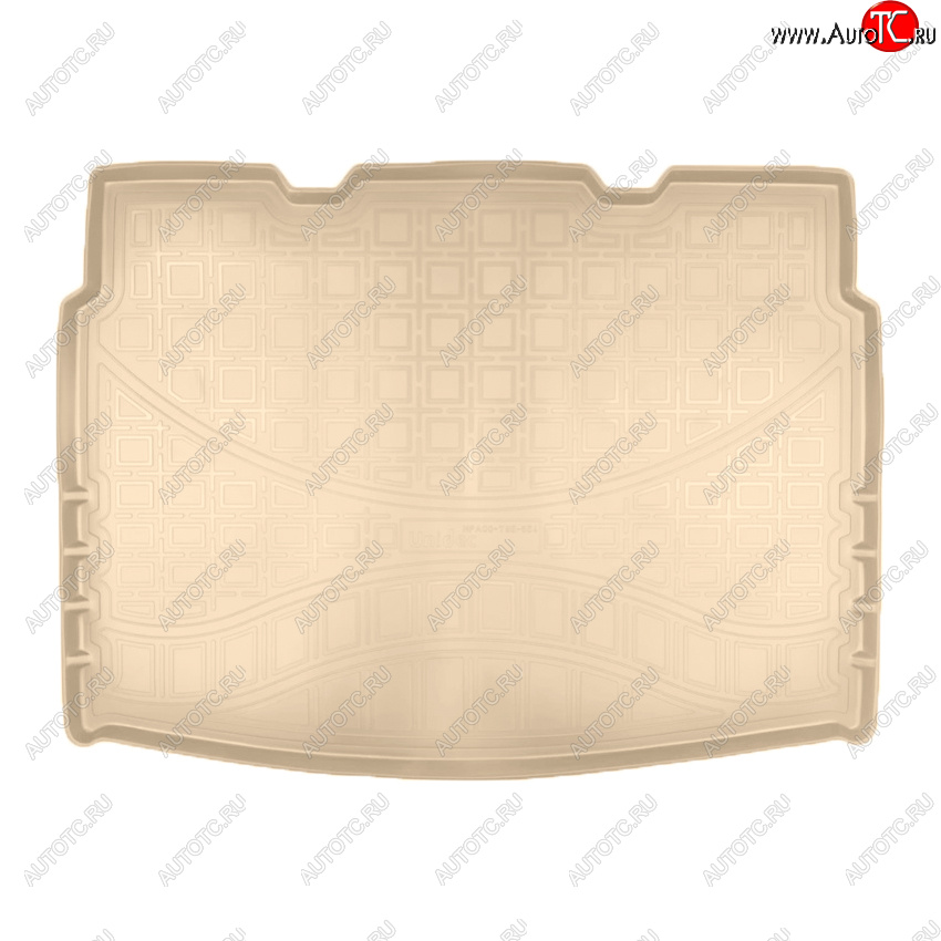 2 199 р. Коврик багажника Norplast Unidec (нижняя полка) Volkswagen Tiguan Mk2 дорестайлинг (2016-2020) (Цвет: бежевый)  с доставкой в г. Вологда