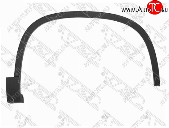 1 279 р. Правый молдинг арки крыла SAT (передний) Volkswagen Tiguan NF рестайлинг (2011-2017)  с доставкой в г. Вологда