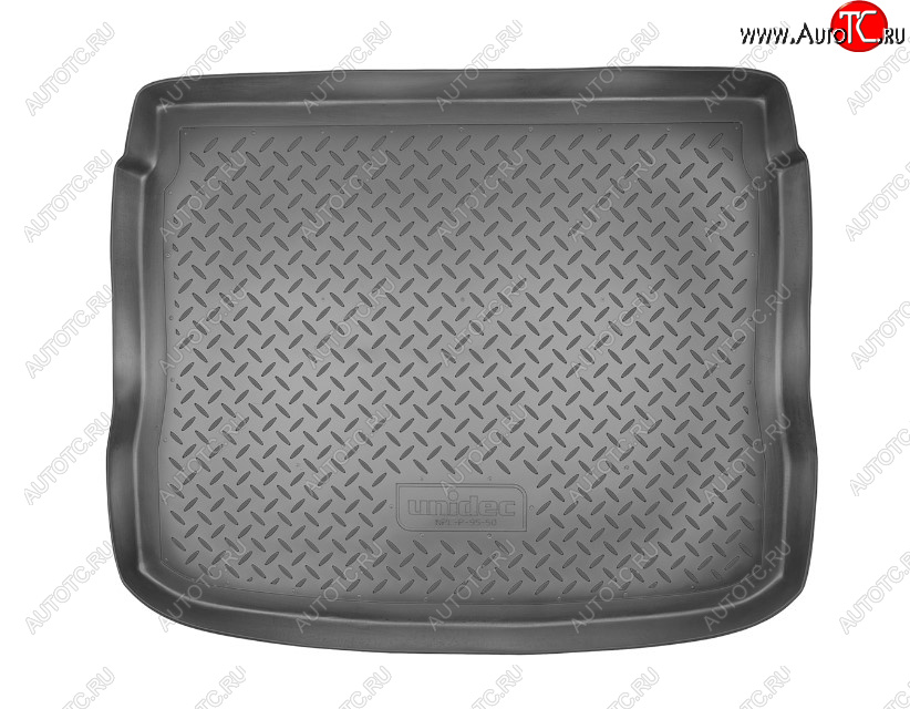 1 689 р. Коврик в багажник Norplast Unidec Volkswagen Tiguan NF рестайлинг (2011-2017) (Цвет: черный)  с доставкой в г. Вологда