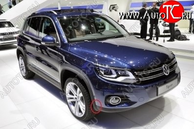 26 999 р. Накладки на колёсные арки CT Volkswagen Tiguan NF рестайлинг (2011-2017) (Неокрашенные)  с доставкой в г. Вологда