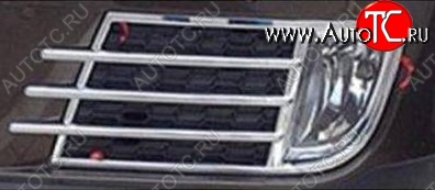 4 199 р. Накладки противотуманных фар и воздуховодов (рестайлинг) СТ Volkswagen Tiguan NF рестайлинг (2011-2017)  с доставкой в г. Вологда
