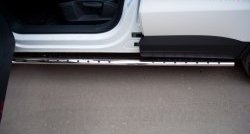 16 649 р. Защита порогов для ног из овальной трубы диаметром 75x42 мм (Track & Field) Russtal Volkswagen Tiguan NF рестайлинг (2011-2017)  с доставкой в г. Вологда. Увеличить фотографию 3