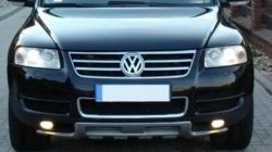 8 349 р. Накладка на передний бампер King Kong v2 Volkswagen Touareg 1 GP рестайлинг (2006-2010) (Неокрашенная)  с доставкой в г. Вологда. Увеличить фотографию 2