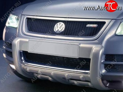 2 749 р. Решётка радиатора Sport Volkswagen Touareg 1 GP дорестайлинг (2002-2007) (Неокрашенная)  с доставкой в г. Вологда