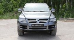 899 р. Реснички на фары RA Volkswagen Touareg 1 GP дорестайлинг (2002-2007) (Неокрашенные)  с доставкой в г. Вологда. Увеличить фотографию 3
