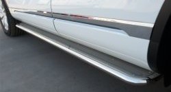 14 749 р. Широкая защита порогов Russtal Volkswagen Touareg 2 NF рестайлинг (2014-2018) (Поверхность листа (вариант 1))  с доставкой в г. Вологда. Увеличить фотографию 11