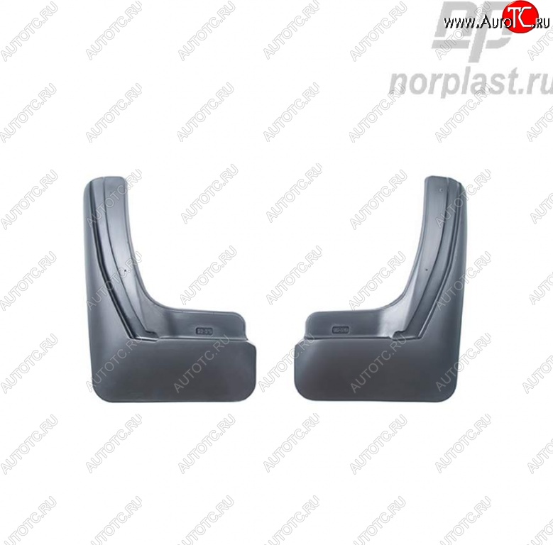 1 039 р. Брызговики задние (рестайлинг) Norplast Volkswagen Touareg 2 NF рестайлинг (2014-2018)  с доставкой в г. Вологда