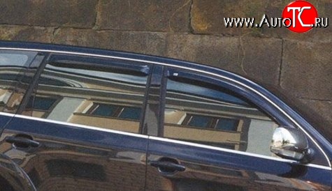 1 799 р. Комплект дефлекторов окон SkyLine Volkswagen Touareg 2 NF дорестайлинг (2010-2014)  с доставкой в г. Вологда