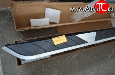 11 399 р. Пороги CT v2 Volkswagen Touareg 2 NF дорестайлинг (2010-2014)  с доставкой в г. Вологда