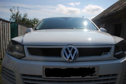 5 649 р. Решетка радиатора ABT STYLE Volkswagen Touareg 2 NF дорестайлинг (2010-2014) (Неокрашенная)  с доставкой в г. Вологда. Увеличить фотографию 3