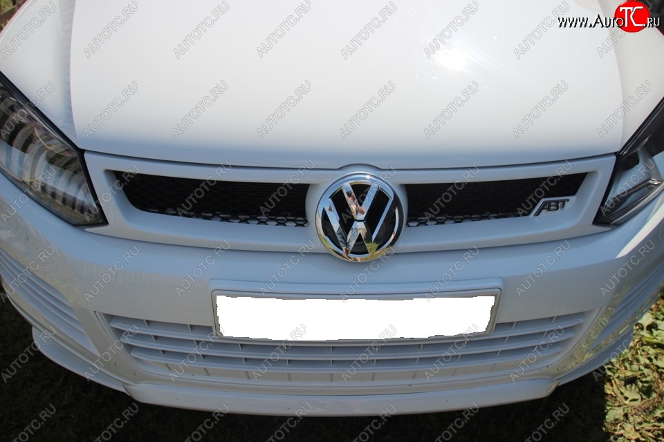5 649 р. Решетка радиатора ABT STYLE Volkswagen Touareg 2 NF дорестайлинг (2010-2014) (Неокрашенная)  с доставкой в г. Вологда
