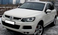 6 749 р. Решётка радиатора Sport Volkswagen Touareg 2 NF дорестайлинг (2010-2014) (Неокрашенная)  с доставкой в г. Вологда. Увеличить фотографию 4