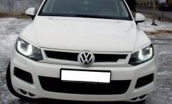 6 749 р. Решётка радиатора Sport Volkswagen Touareg 2 NF дорестайлинг (2010-2014) (Неокрашенная)  с доставкой в г. Вологда. Увеличить фотографию 7