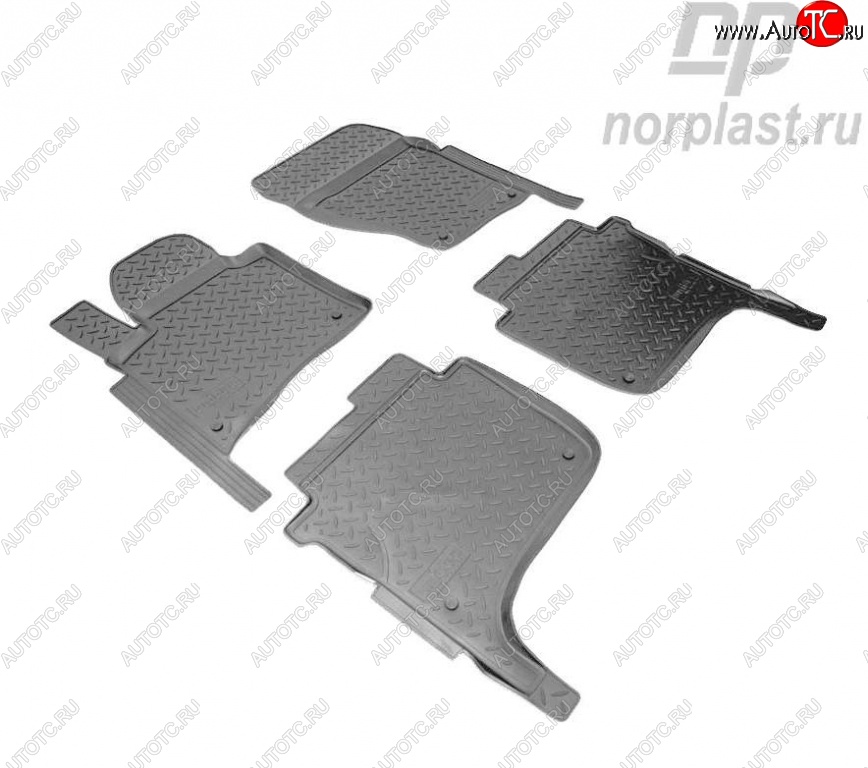 2 569 р. Комплект салонных ковриков Norplast Volkswagen Touareg 2 NF дорестайлинг (2010-2014)  с доставкой в г. Вологда